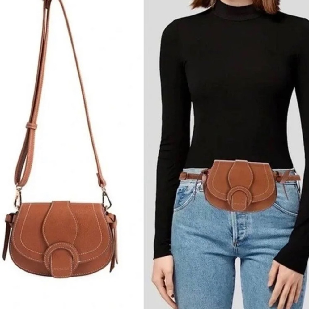 NWT Rachel Zoe saddle multi-way bag